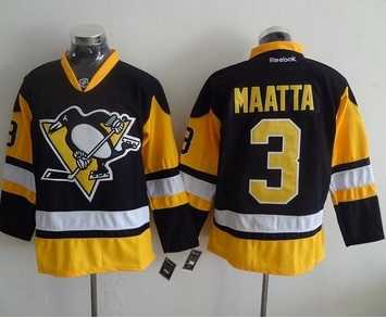 Pittsburgh Penguins #3 Olli Maatta Black Alternate Stitched NHL Jersey,We sell and wholesale Pittsburgh Penguins #3 Olli Maatta Black Alternate Stitched NHL Jersey on line form chian!